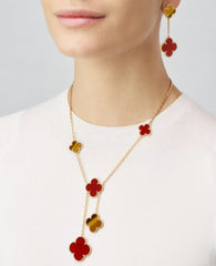 Van Cleef Magic Alhambra Earrings, 2 motifs