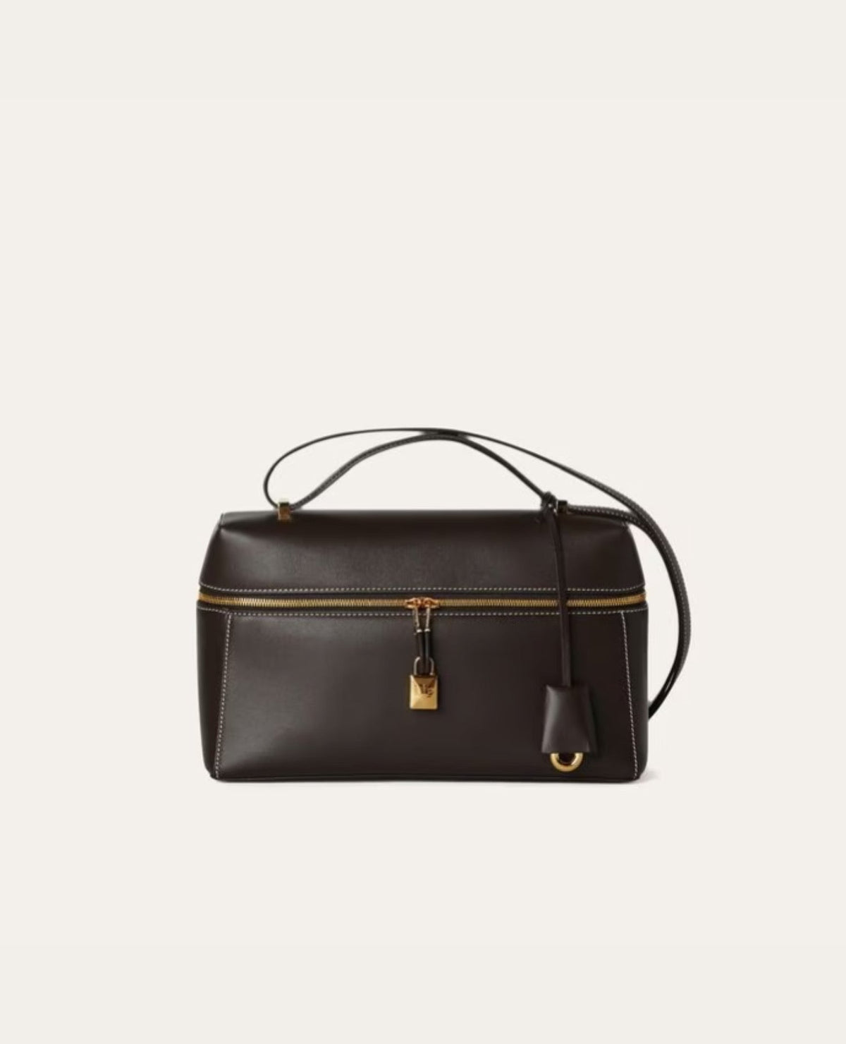 Loro Piana Extra Bag L27 Dark Chocolate Licorice