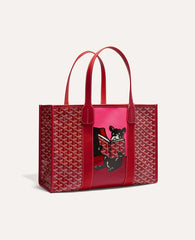 Goyard Villette Red Tote Bag