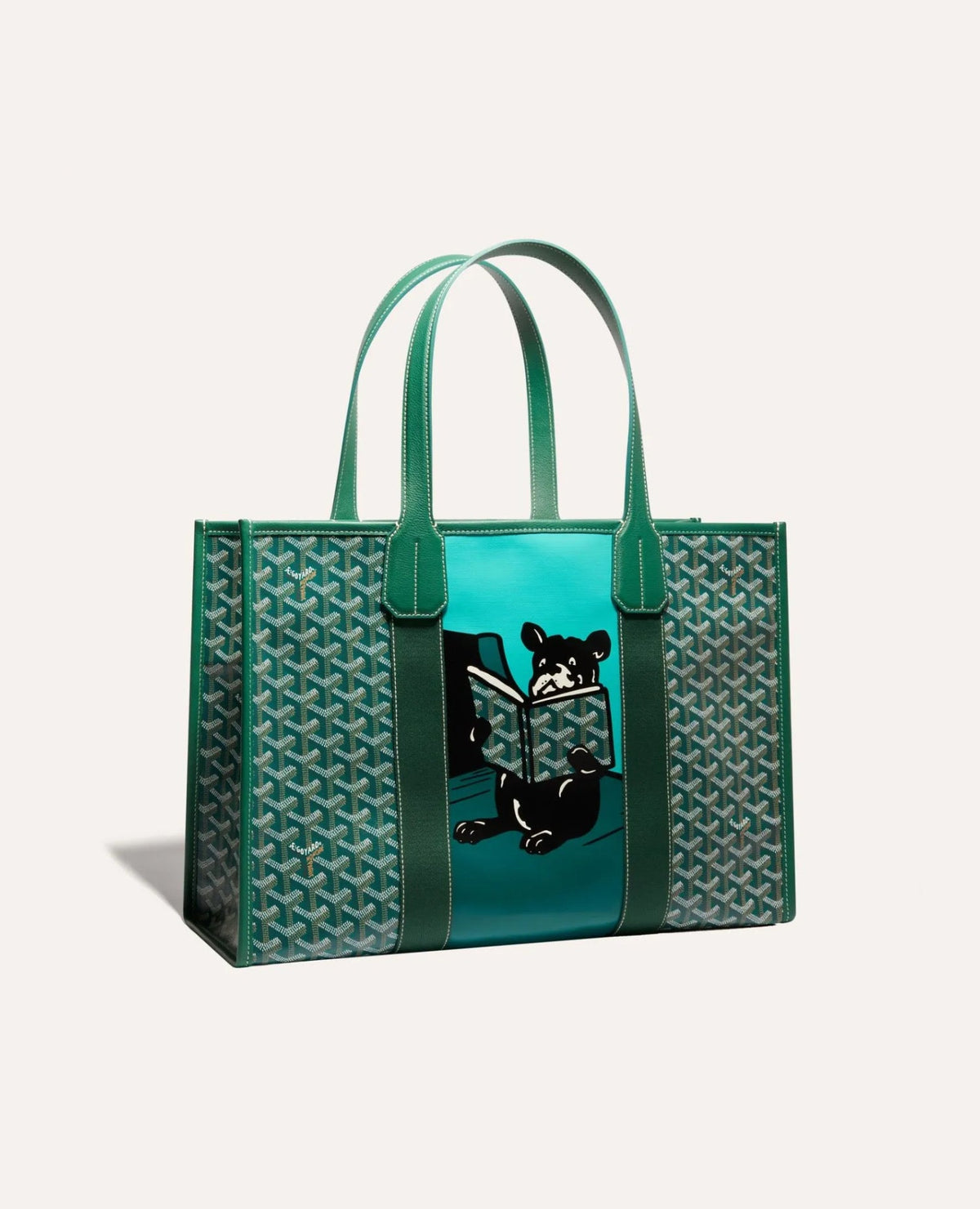 Goyard Villette Green Tote Bag