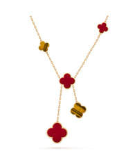 Van Cleef Magic Alhambra necklace, 6 motifs
