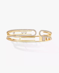 Messika Move Romane Large Pavé Bangle Bracelet
