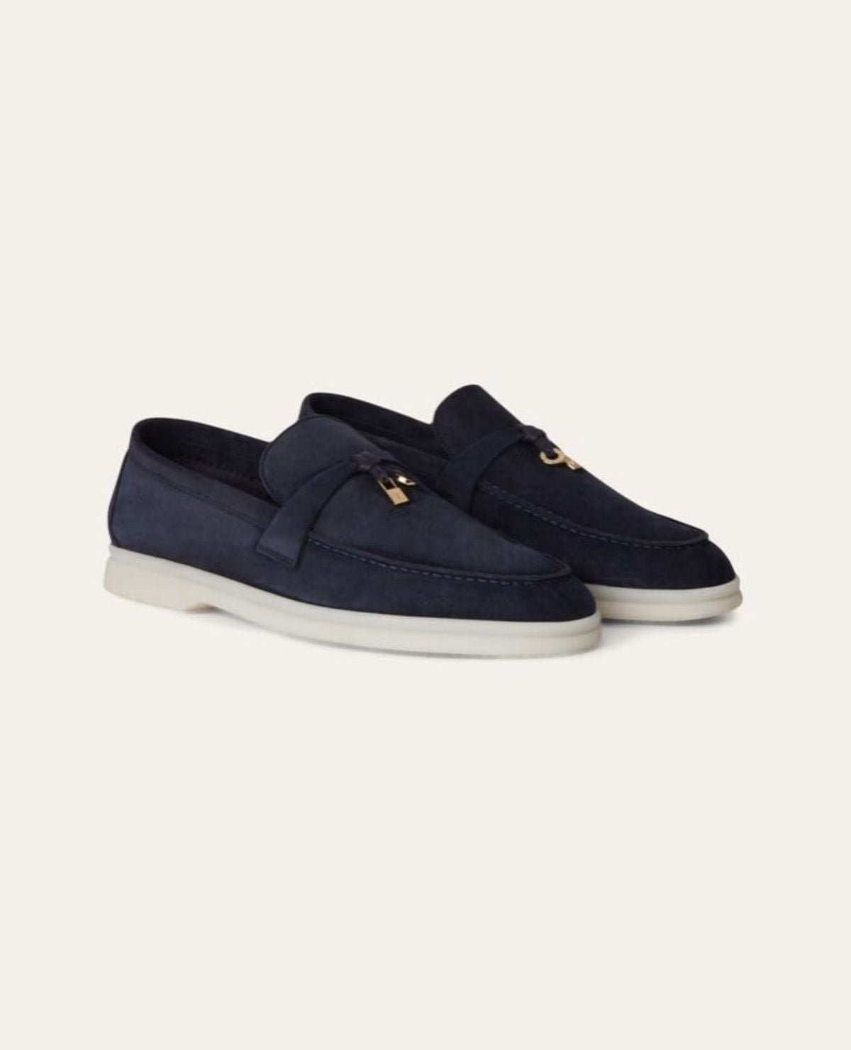 Loro Piana Summer Charms Walk Navy Blue
