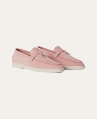 Loro Piana Summer Walk Pink Loafers