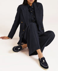 Loro Piana Summer Charms Walk Navy Blue