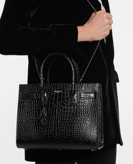 Saint Laurent Sac de Jour Baby leather tote bag