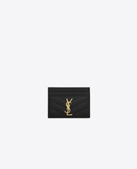 Saint Laurent Cassandre Matelassé Card Case