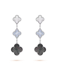 Van Cleef Magic Alhambra Earrings, 3 motifs