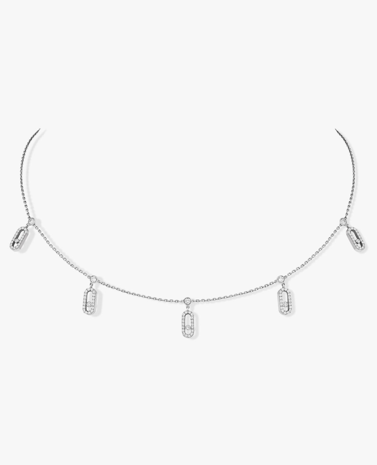 Messika Move Uno Pavé Drop Necklace