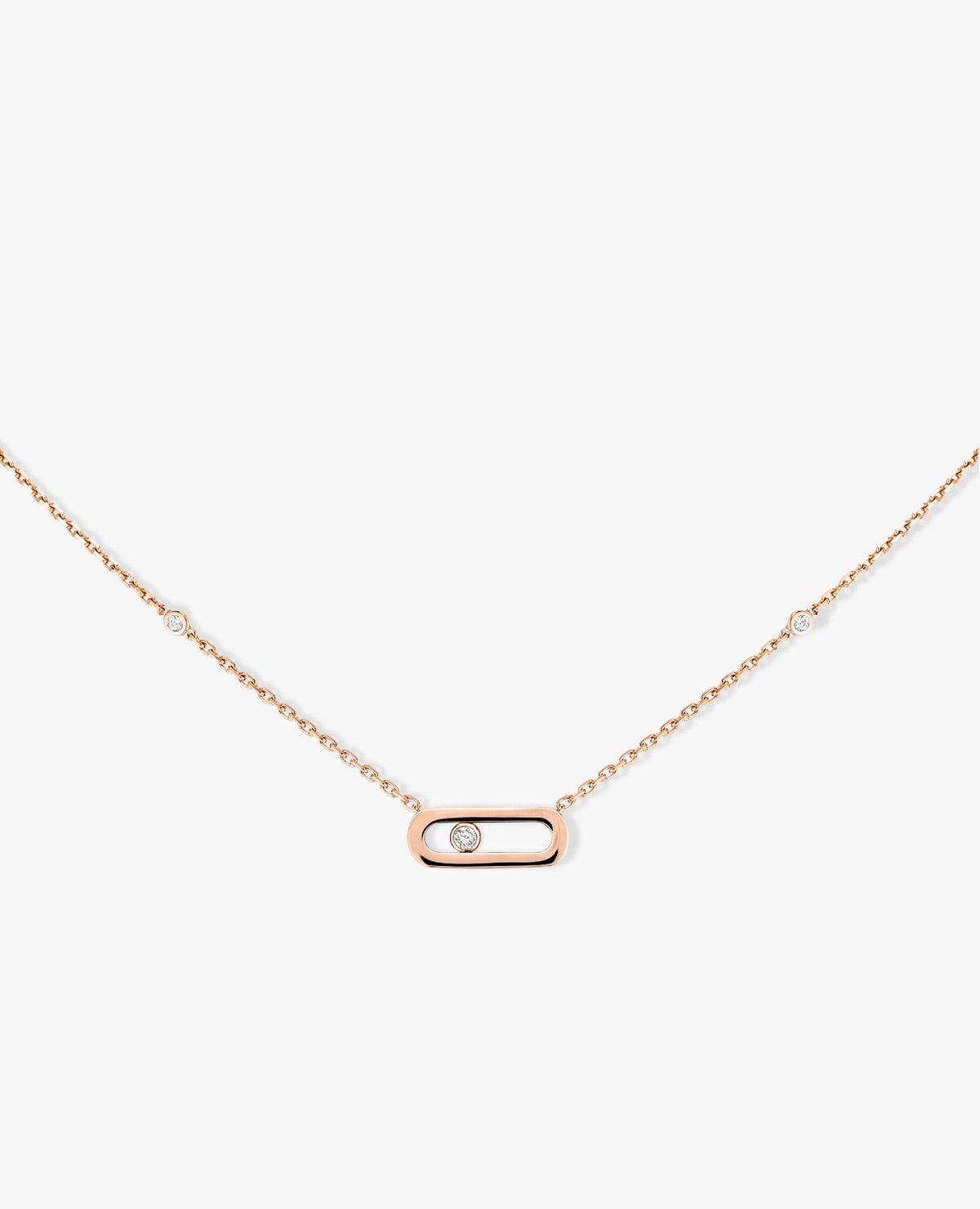 Messika Rose Gold Move Uno Necklace