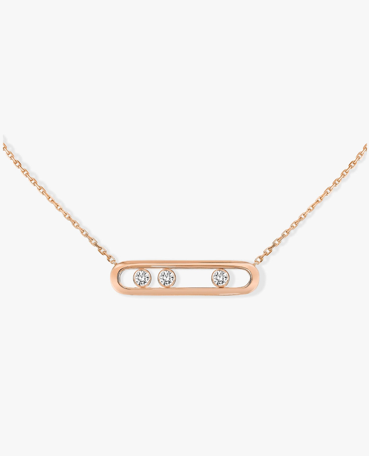 Messika Move Necklace Rose Gold Necklace