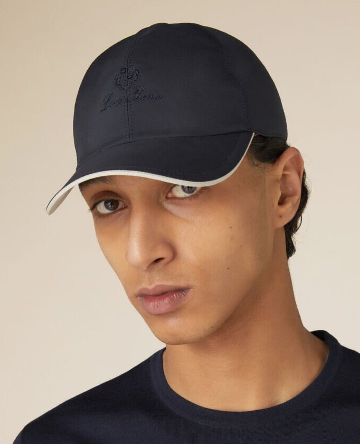 Loro Piana Baseball Cap Navy Blue