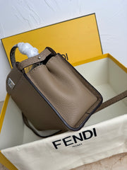 Fend Peekaboo Soft Bag - Beige