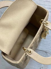 Lady Diour Bag - Camel Cannage Lambskin
