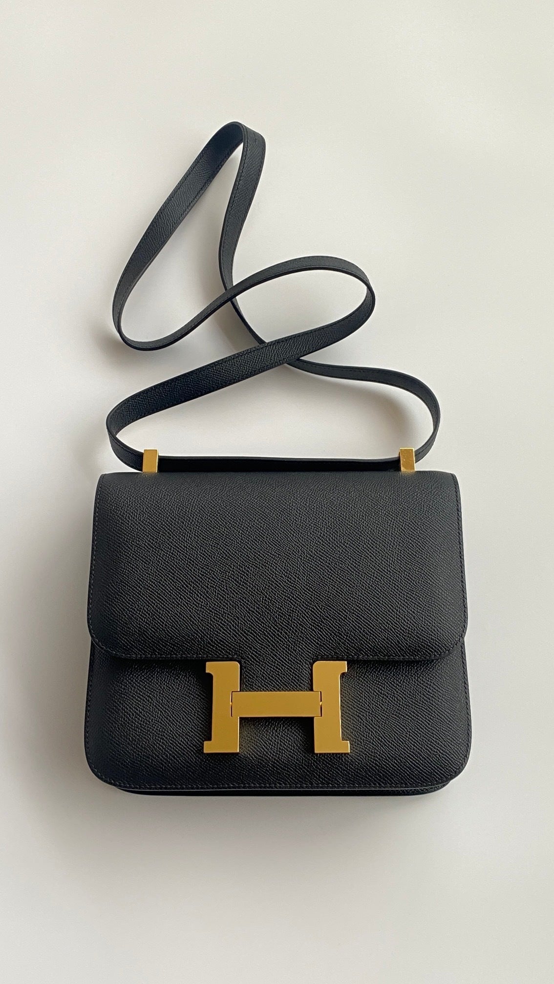 Hermes Constance Leather Shoulder Bag