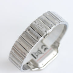 Santos de Carter – Large Model (ADLC Bezel & Grey Dial)